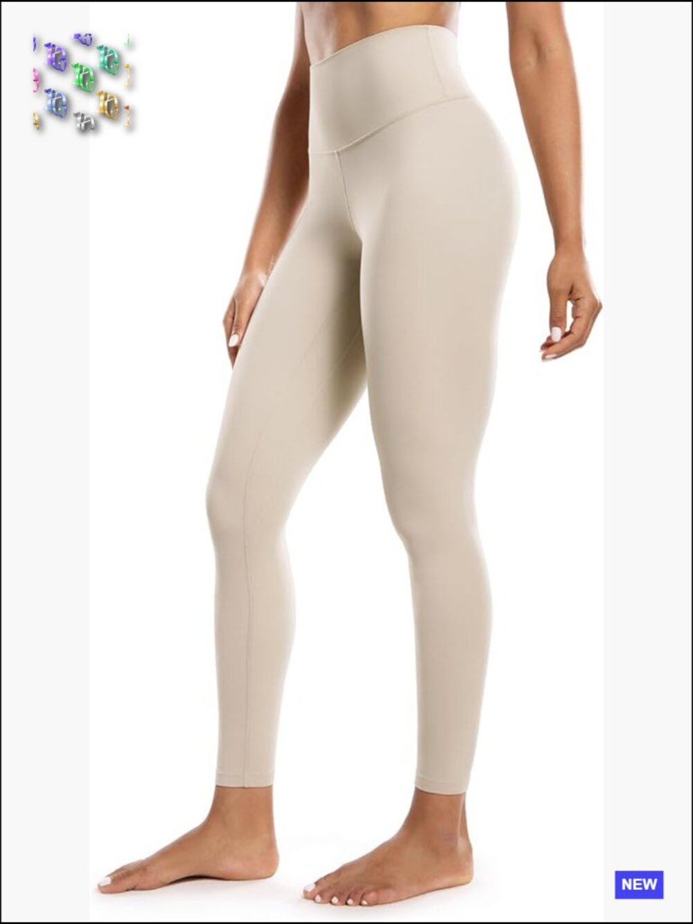 High Waisted Yoga Leggings Workout Lounge Pants Running 21" 23" 25" 28"